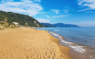 Glyfada Beach Shore Excursion : Corfu Port Round Trip