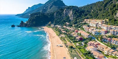 Glyfada Beach Shore Excursion : Corfu Port Round Trip