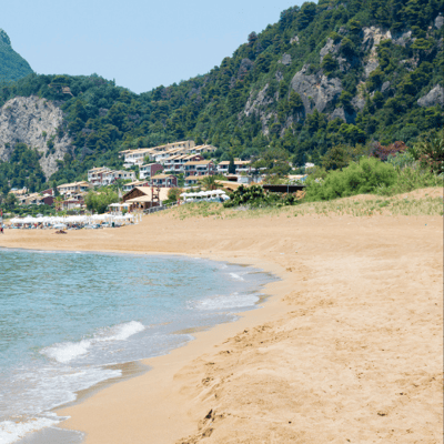 Glyfada Beach Shore Excursion : Corfu Port Round Trip