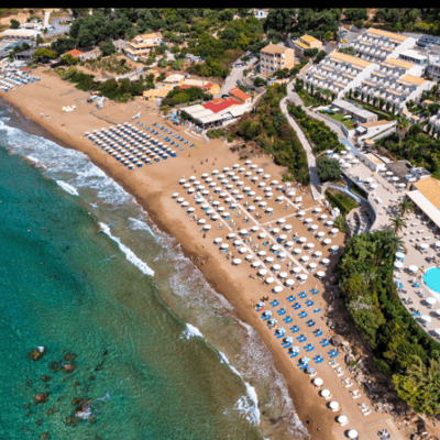 Glyfada Beach Shore Excursion : Corfu Port Round Trip